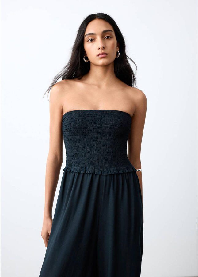 MANGO TEEN jumpsuit donkerblauw