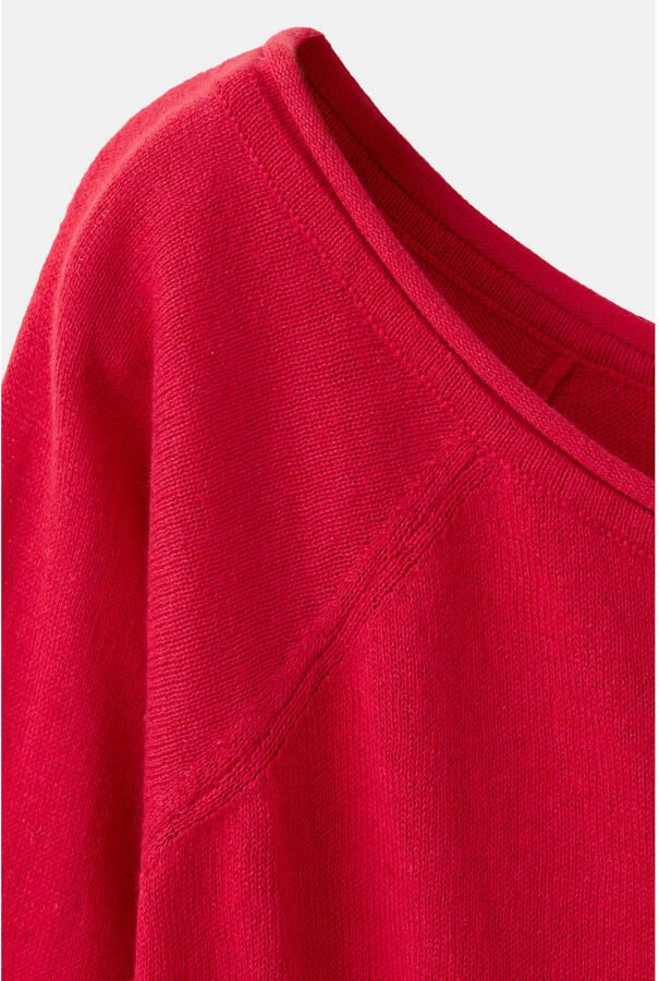 MANGO TEEN katoenen pullover rood - Foto 3