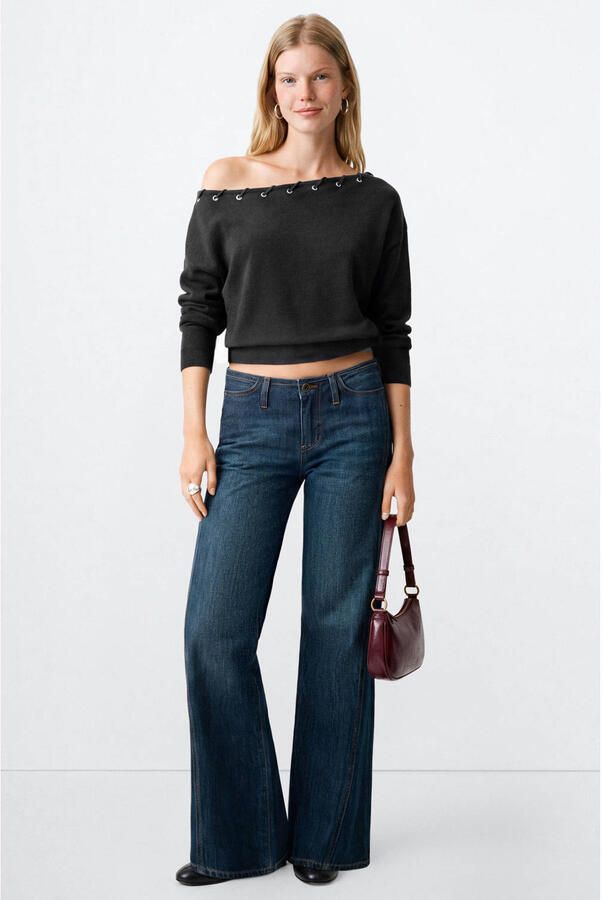 MANGO TEEN katoenen sweater antraciet - Foto 3
