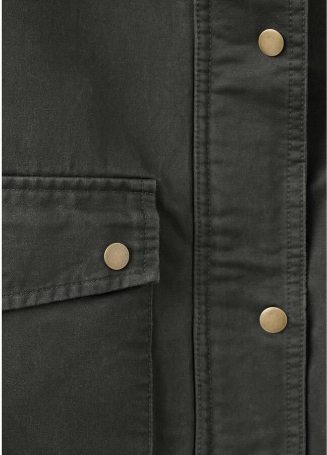 MANGO TEEN katoenen tussenparka groen - Foto 3