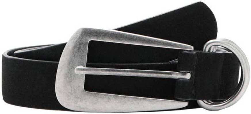 MANGO TEEN leren riem zwart