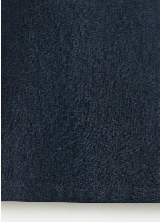 MANGO TEEN linnen casual broek donkerblauw