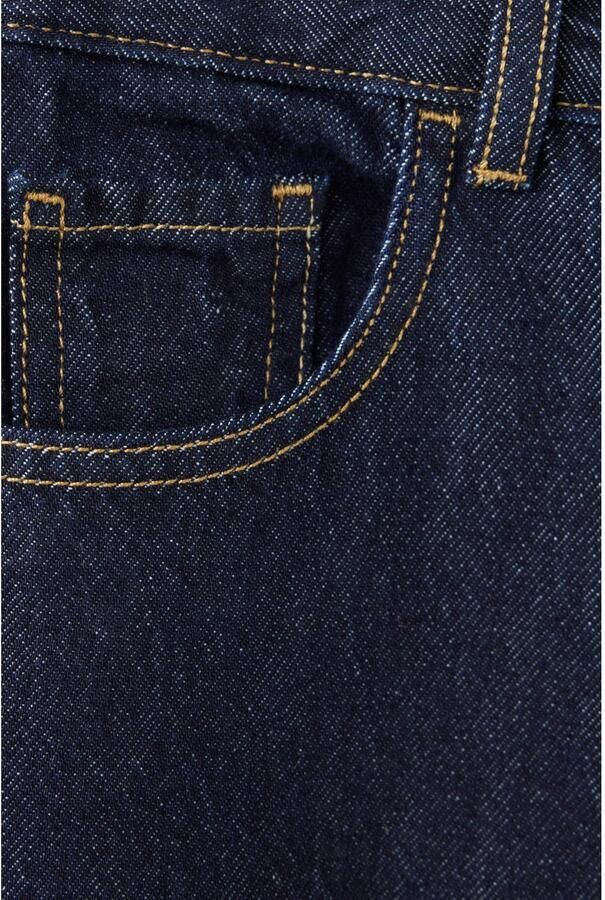 MANGO TEEN low waist wide leg jeans donkerblauw - Foto 3