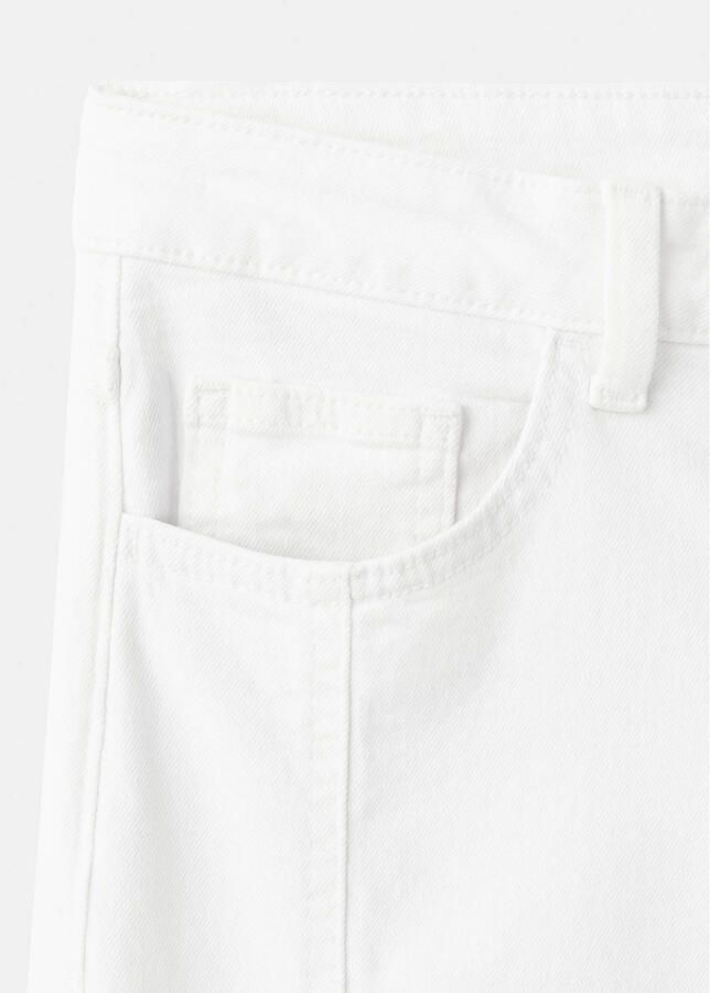 MANGO TEEN low waist wide leg jeans wit - Foto 2