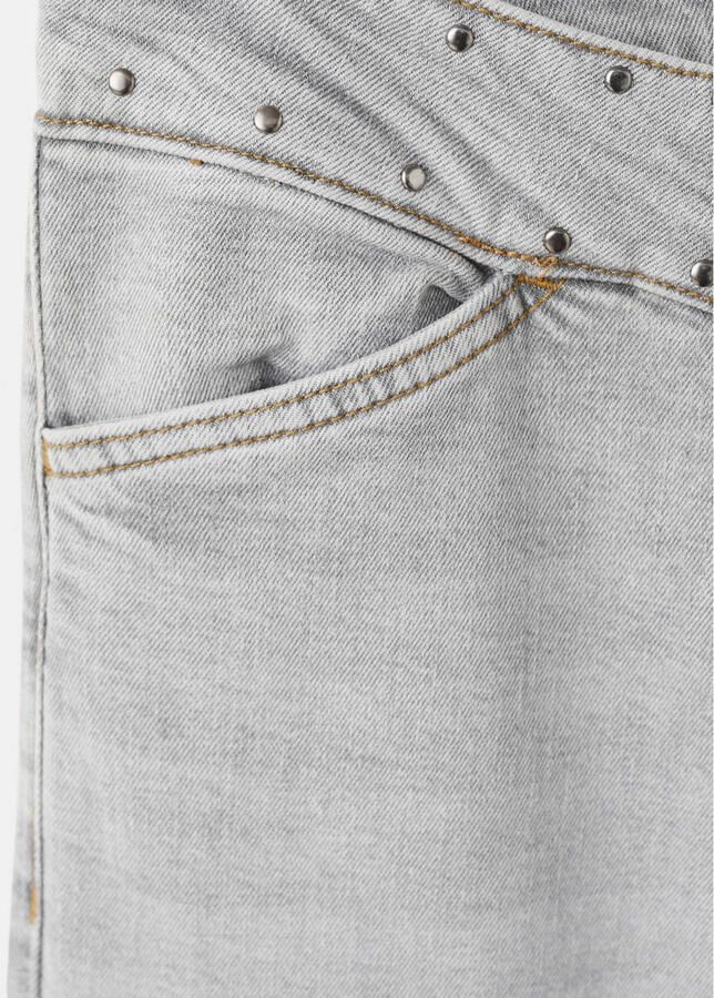 MANGO TEEN low waist wide leg jeans grey denim - Foto 3