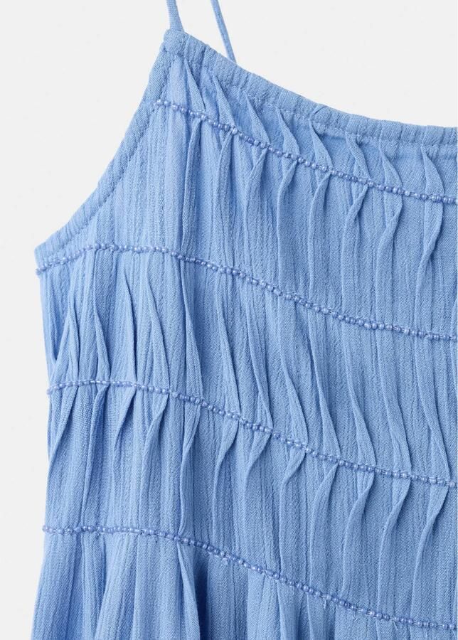 MANGO TEEN maxi jurk blauw