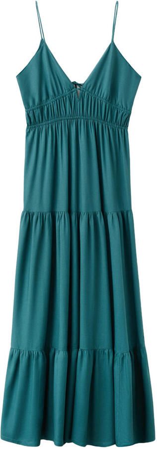 MANGO TEEN maxi jurk blauw