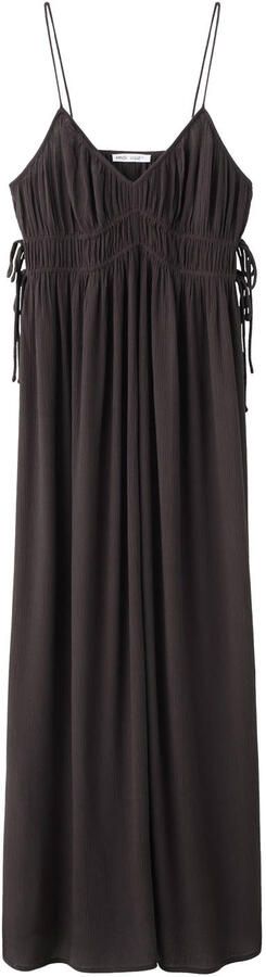 MANGO TEEN maxi jurk met plooien en smockwerk