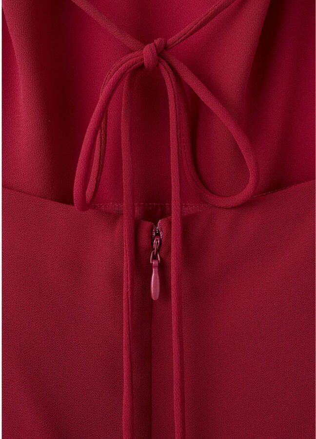 MANGO TEEN maxi jurk rood - Foto 2