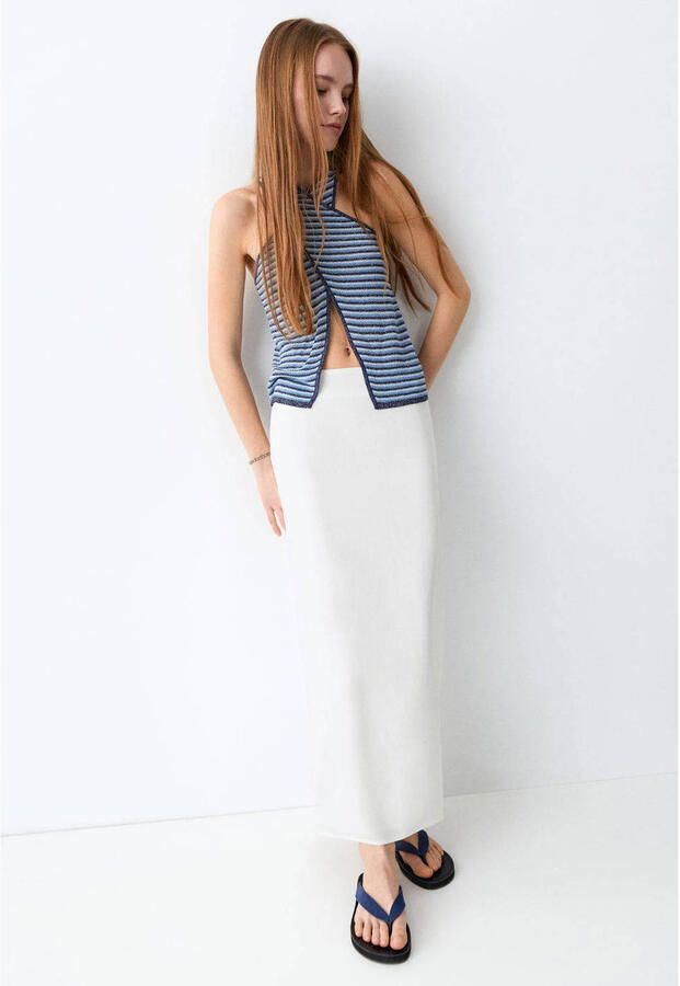 MANGO TEEN maxi rok wit