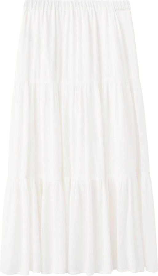 MANGO TEEN maxi rok wit - Foto 3