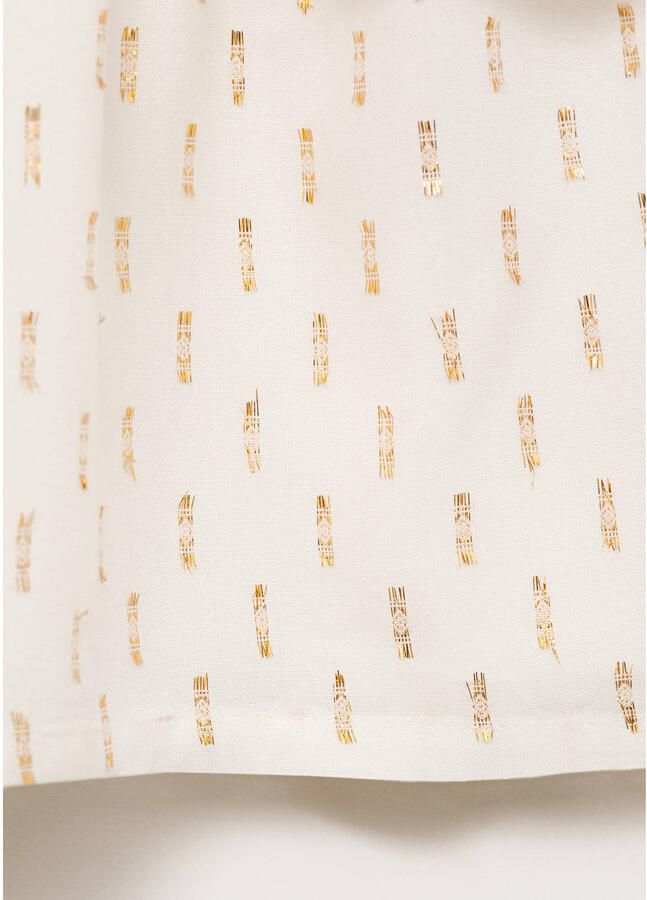 MANGO TEEN mouwloze top beige met glitter - Foto 2