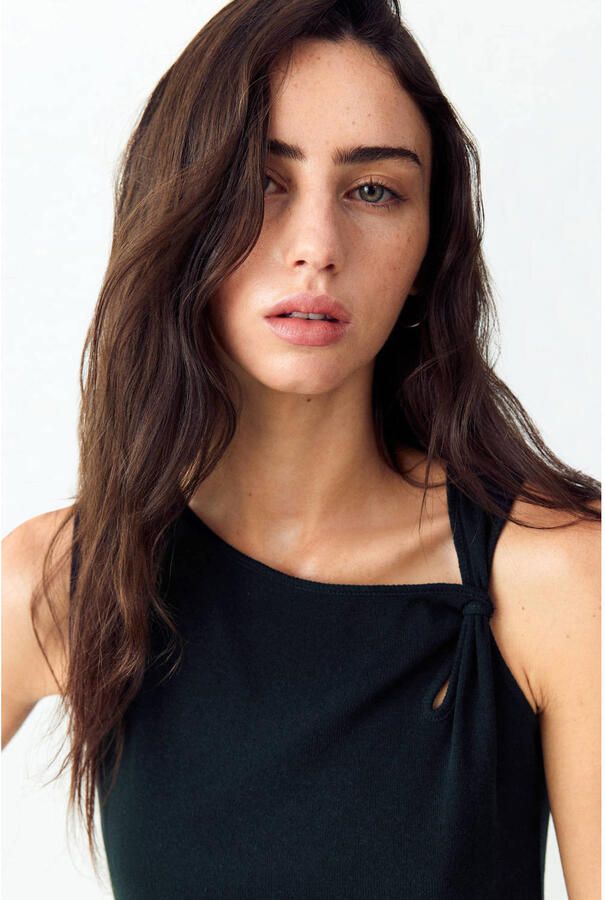 MANGO TEEN mouwloze top donkerblauw - Foto 3