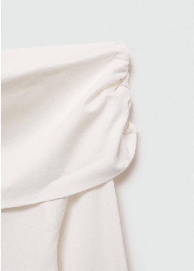 MANGO TEEN off shoulder top wit
