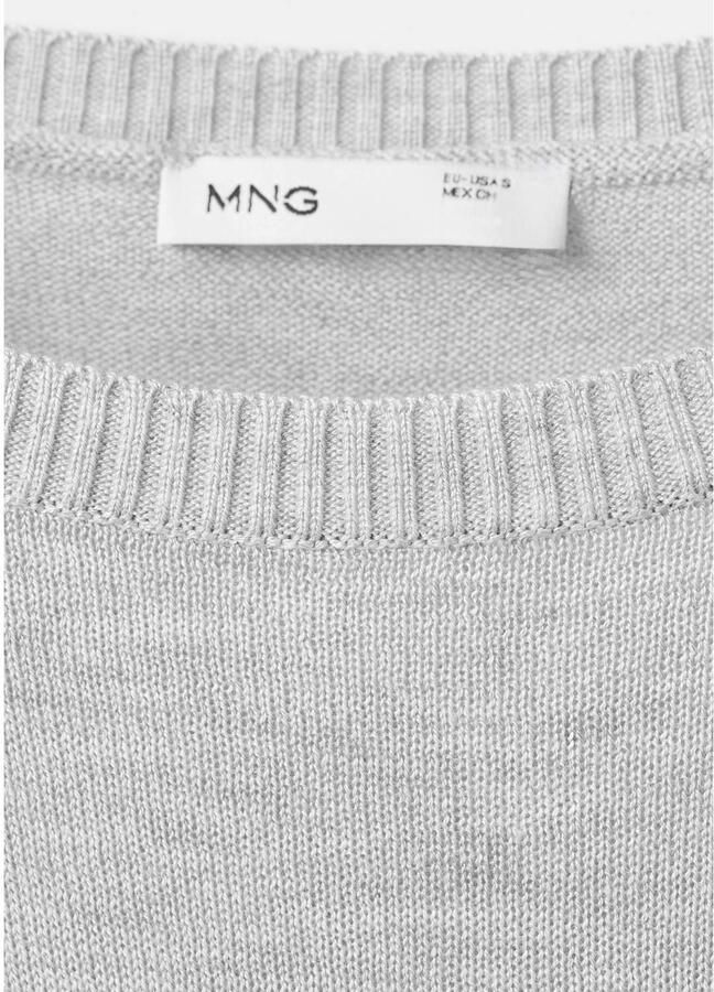 MANGO TEEN off shoulder trui grijs melange - Foto 2