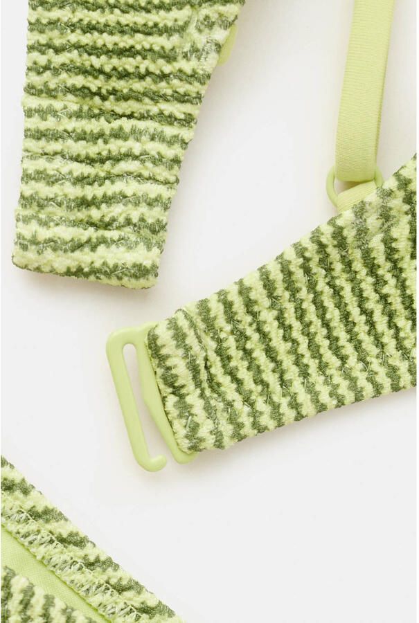 MANGO TEEN one shoulder bikini groen - Foto 2