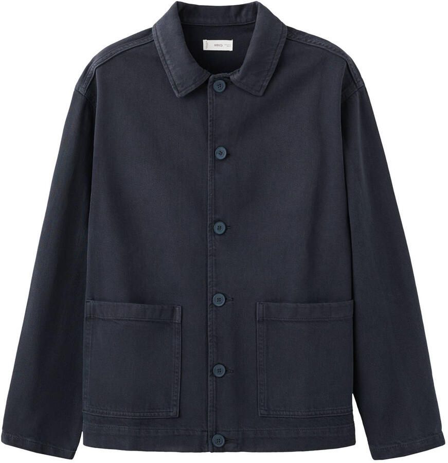 MANGO TEEN overhemd donkerblauw