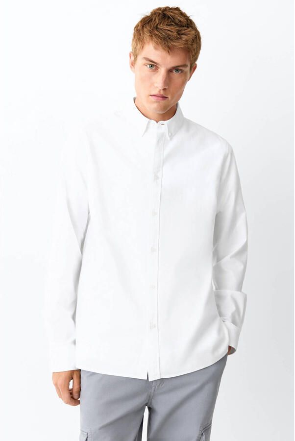 MANGO TEEN overhemd wit