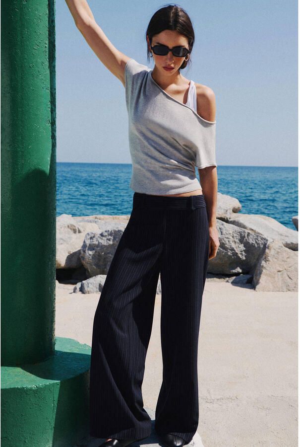 MANGO TEEN pantalon marineblauw - Foto 3