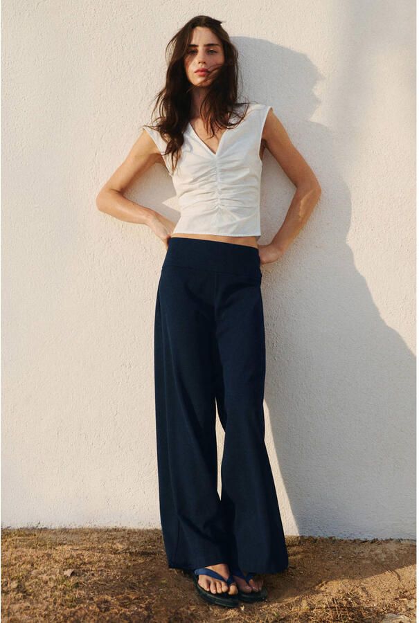 MANGO TEEN pantalon marineblauw - Foto 3
