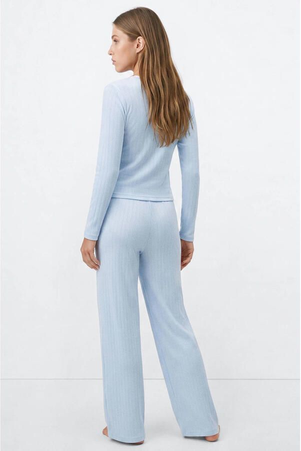 MANGO TEEN pyjama lichtblauw - Foto 3