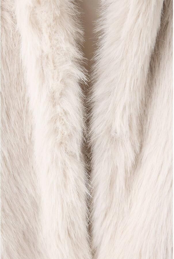 MANGO TEEN rechtvallend gilet ecru - Foto 2