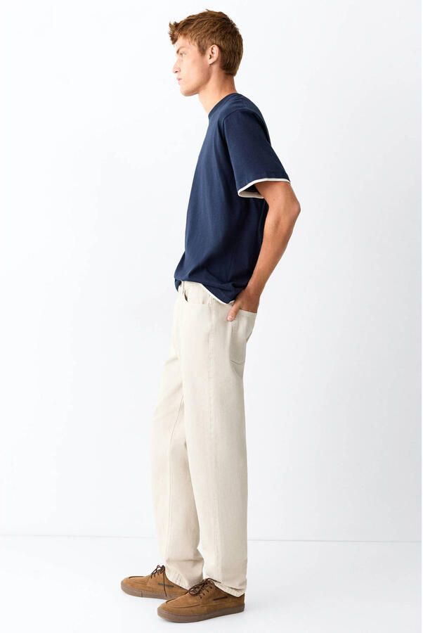 MANGO TEEN regular fit jeans beige - Foto 3