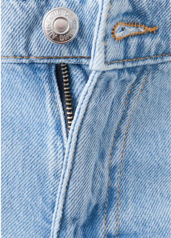 MANGO TEEN regular short light blue denim - Foto 3