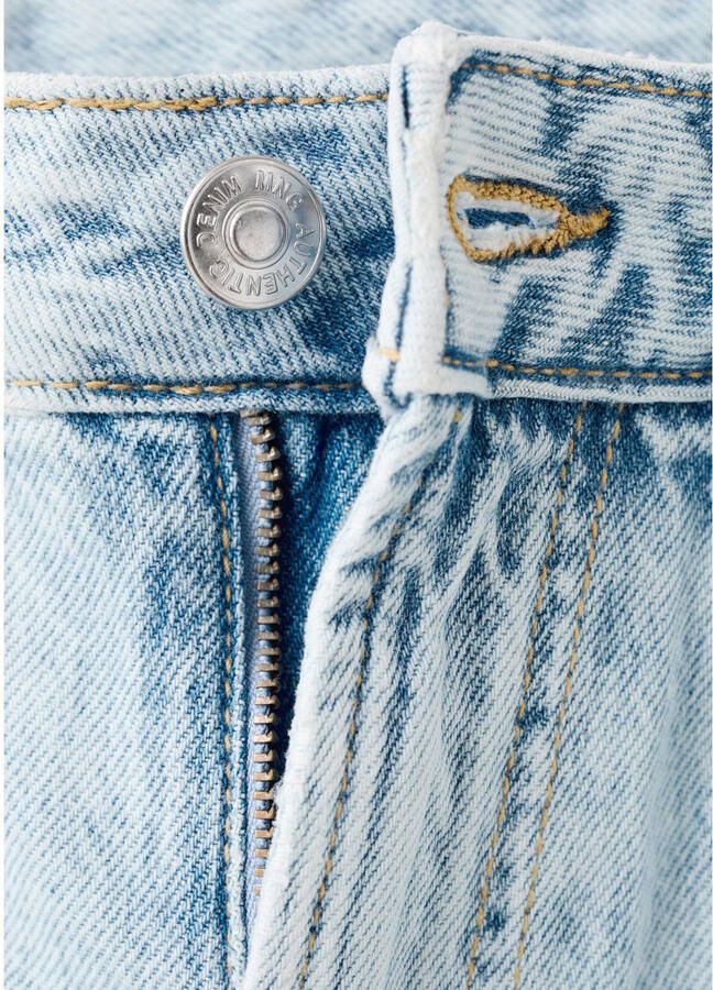 MANGO TEEN regular waist regular fit jeans light blue denim - Foto 2