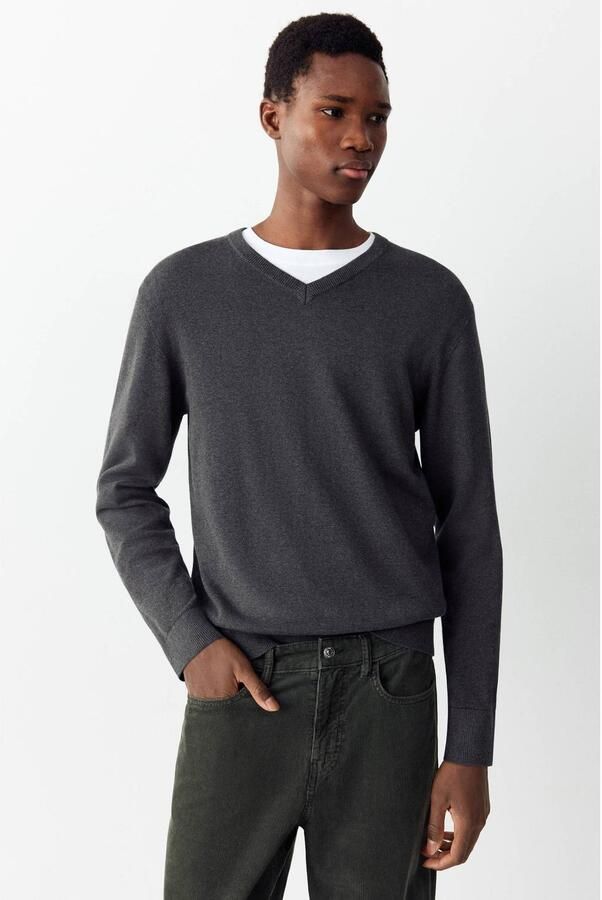 MANGO TEEN relaxed fit regular fit jeans antraciet