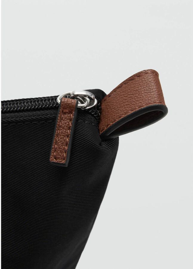 MANGO TEEN shopper zwart bruin - Foto 3