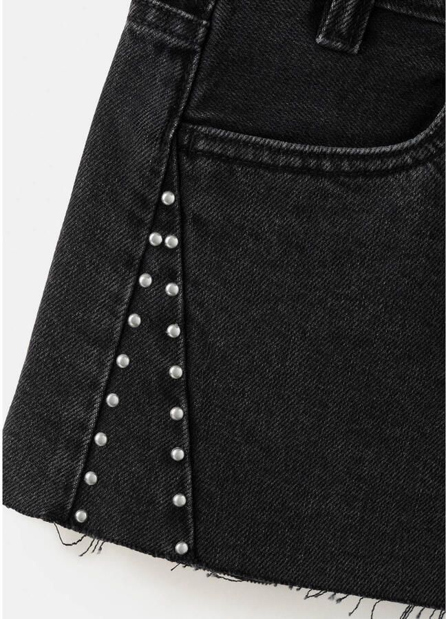 MANGO TEEN short black denim - Foto 2