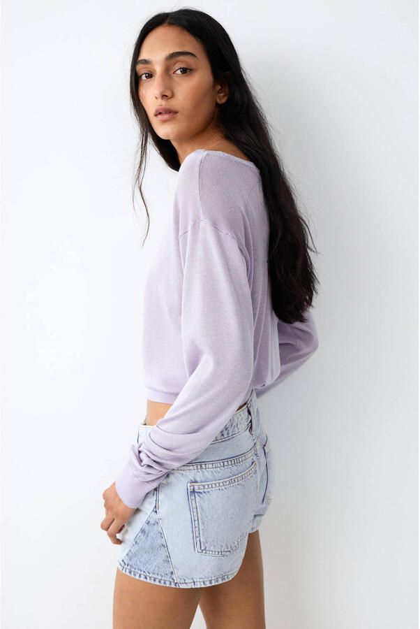 MANGO TEEN short light blue denim - Foto 2