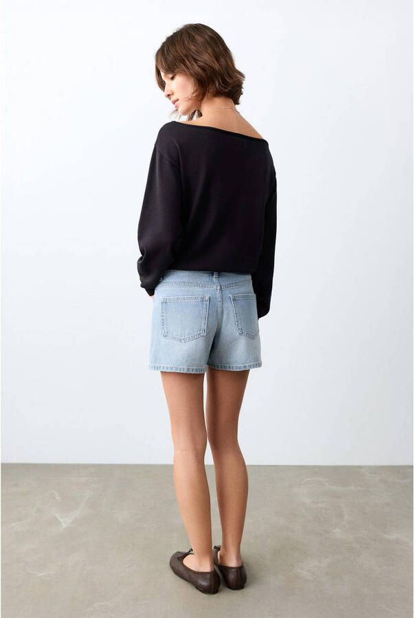 MANGO TEEN short light blue denim - Foto 3