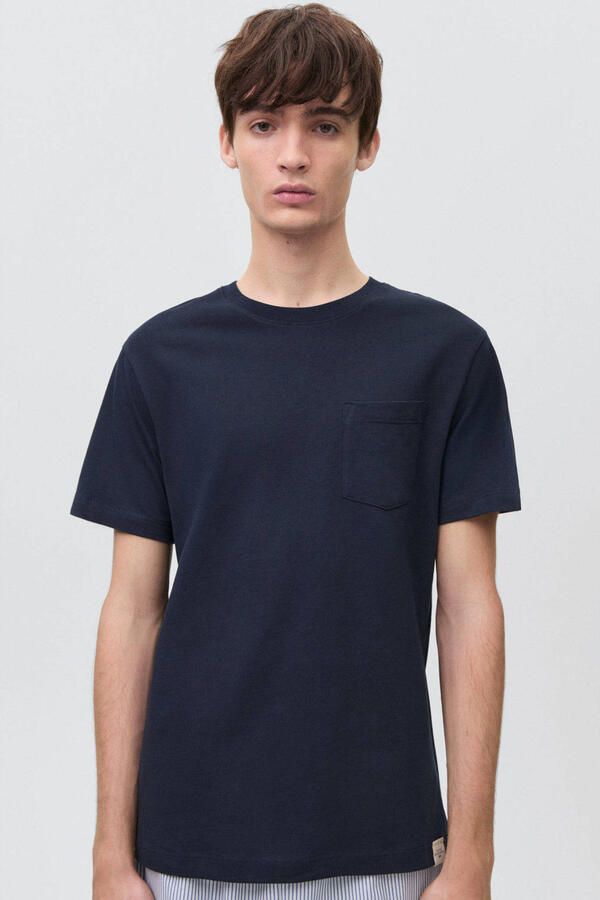 MANGO TEEN shortama donkerblauw