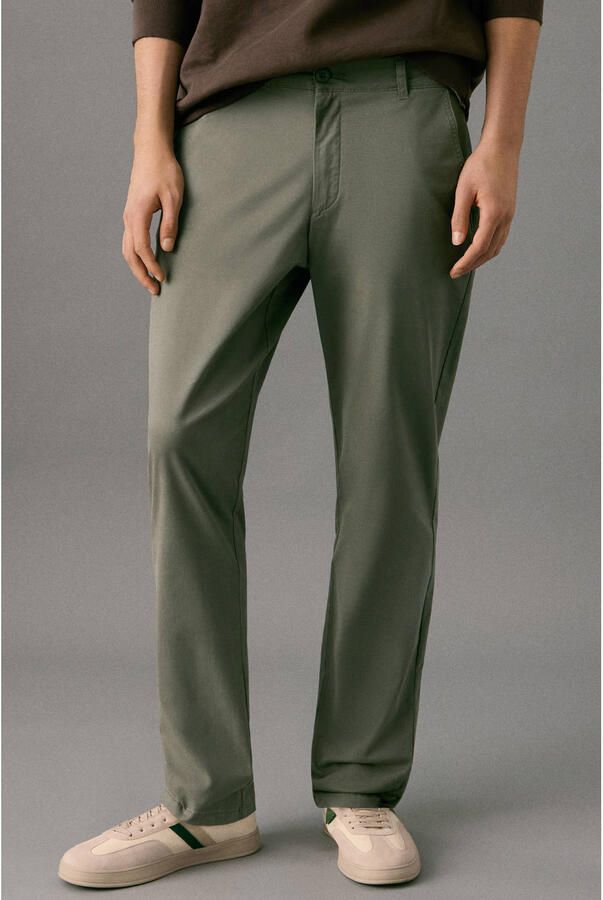 MANGO TEEN straight chino kaki