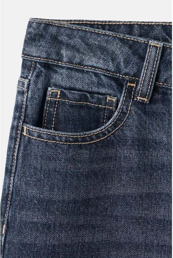 MANGO TEEN straight leg jeans changeant blauw Meisjes Denim Effen (XXS) - Foto 2