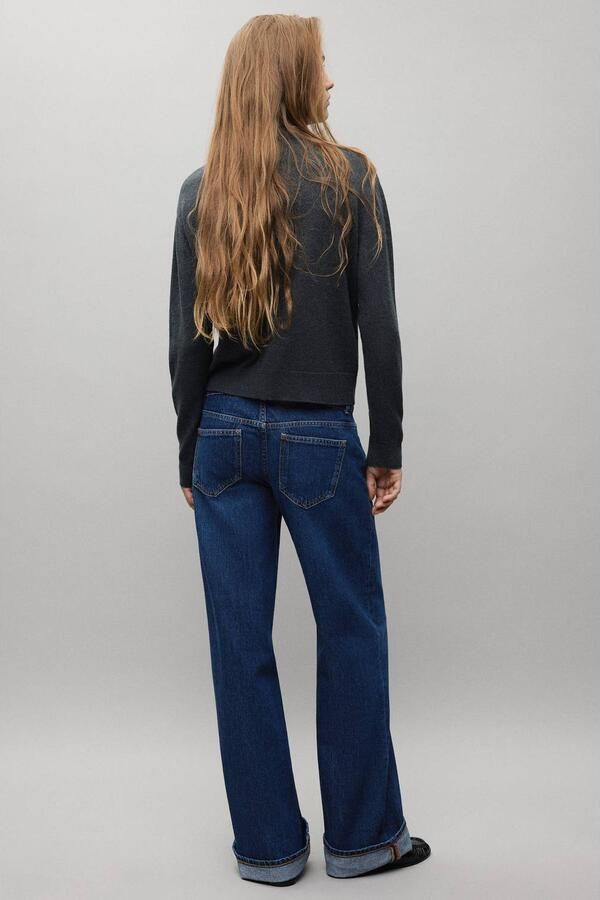 MANGO TEEN straight leg jeans changeant blauw - Foto 3