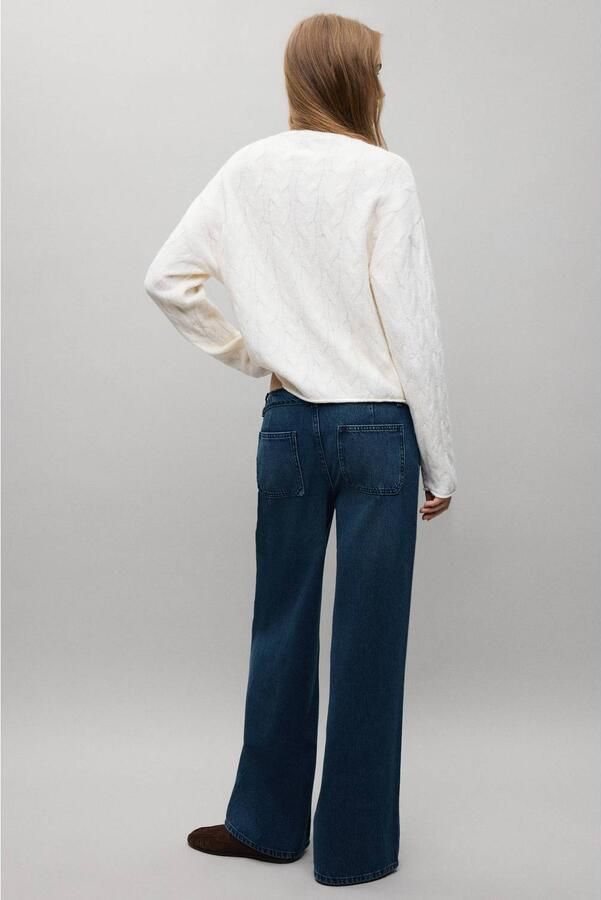 MANGO TEEN straight leg jeans donkerblauw denim - Foto 2