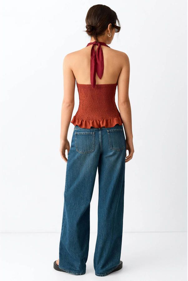 MANGO TEEN straight leg jeans donkerblauw - Foto 3