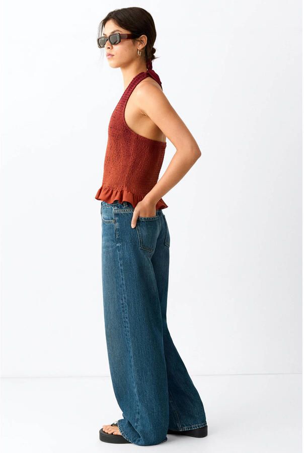 MANGO TEEN straight leg jeans donkerblauw - Foto 2