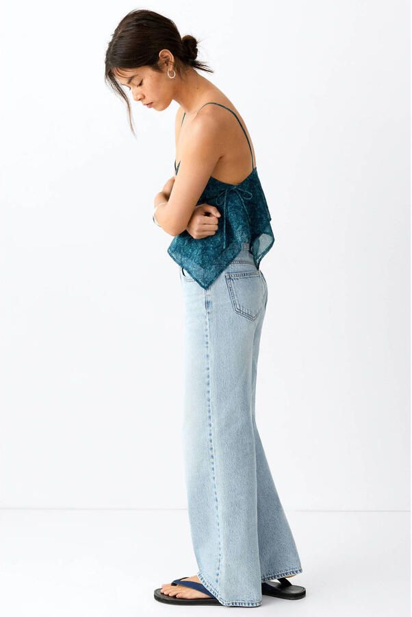 MANGO TEEN straight leg jeans lichtblauw - Foto 2