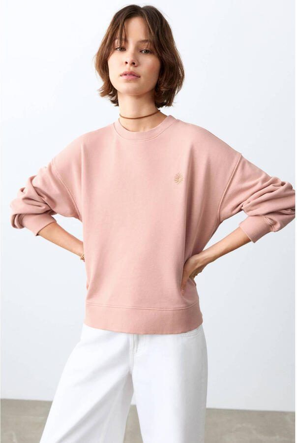 MANGO TEEN sweater lichtroze
