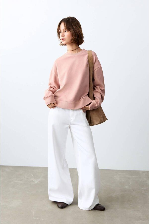 MANGO TEEN sweater lichtroze - Foto 2
