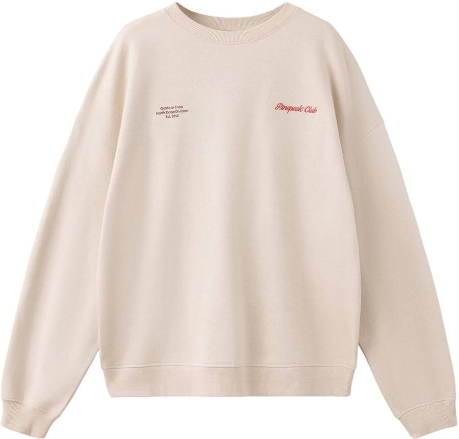 MANGO TEEN sweater met backprint beige