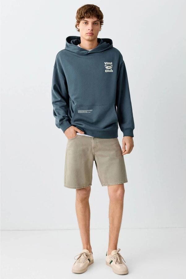 MANGO TEEN sweater met print donkerblauw - Foto 3