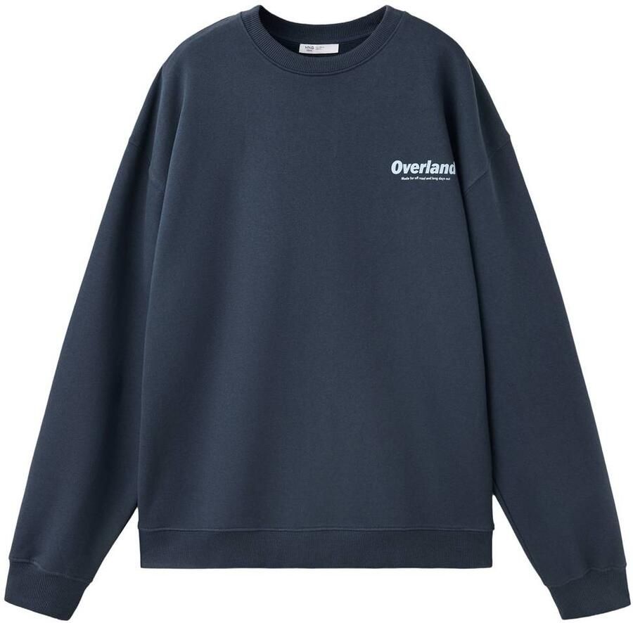 MANGO TEEN sweater met print marine