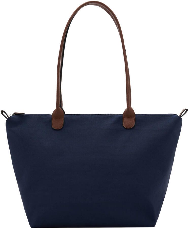 MANGO TEEN tas donkerblauw bruin