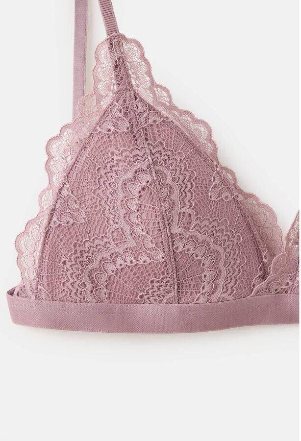 MANGO TEEN tiener bh roze Meisjes Polyamide Effen maat 158(XS) - Foto 3