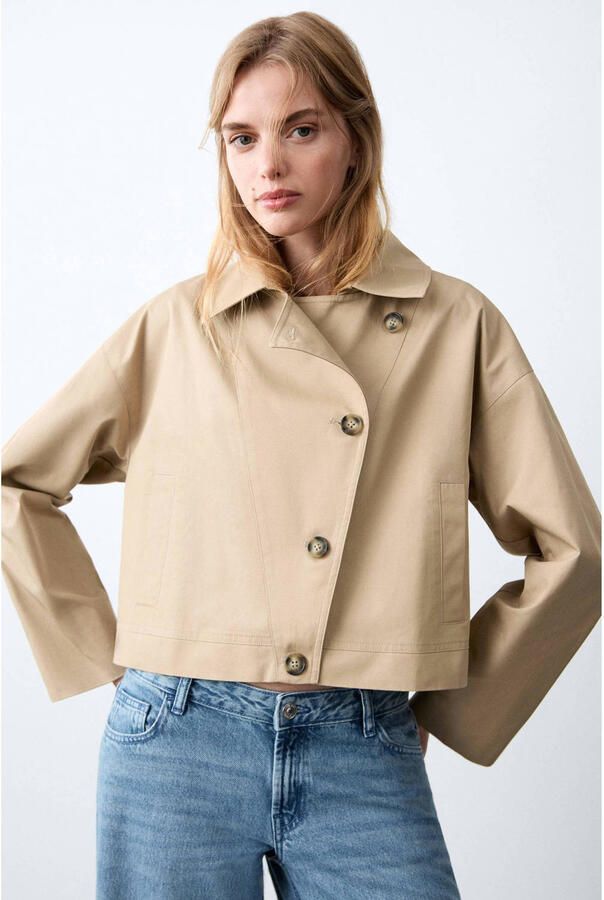 MANGO TEEN trenchcoat beige